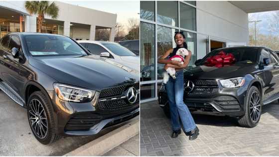 Young lady celebrates as parents gift her Mercedes-Benz after getting into med school