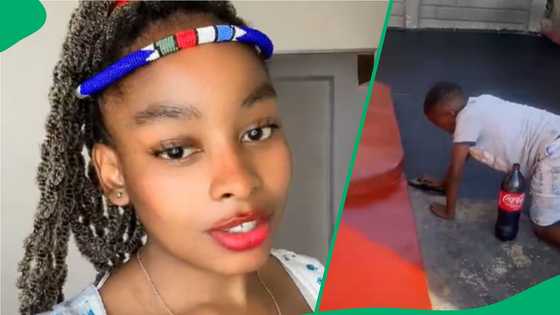 "Liquid polish is gold": Kids honor Gogo by giving stoep special treatment