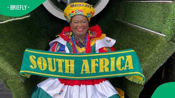 Mama Joy celebrates her policeman son's birthday with cute message, SA is suspicious