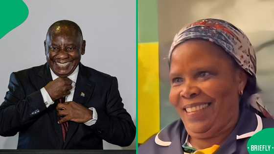 "She's melting": Cyril Ramaphosa's heartwarming moment with blushing granny goes viral, SA reacts