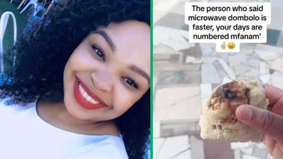 South African woman tries microwave dombolo recipe, fails in hilarious TikTok video