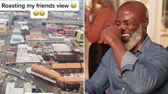 Man hilariously roasts friend's city centre view, SA cracks up in laughter: "Witnessing crime the whole day"