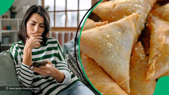 "I'm so conflicted": Mzansi questions milk tart samoosas woman bought at restaurant