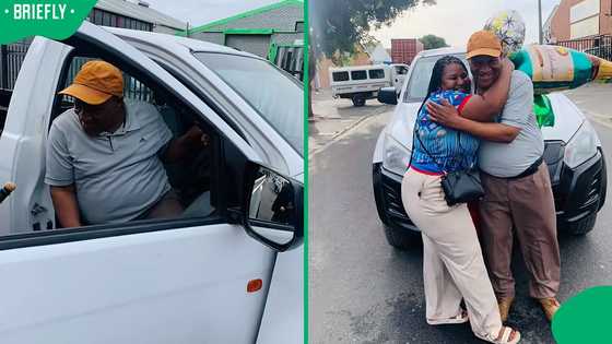 "Congratulations to him”: Daughter surprises dad with Isuzu bakkie worth over R380K in TikTok video