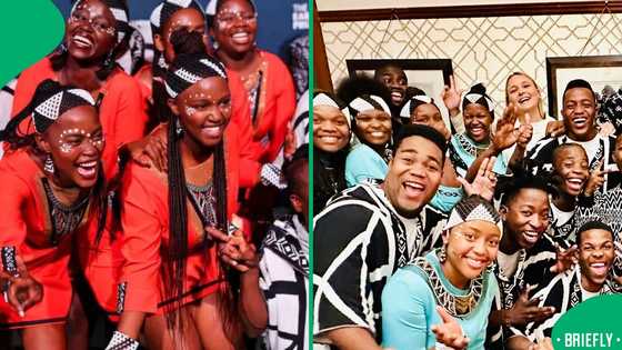 The Ndlovu Youth Choir wowed Mzansi with a lively Zulu performance