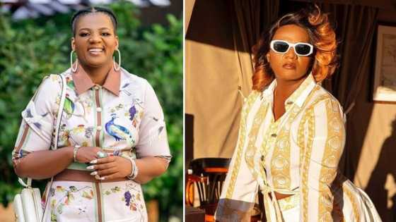 Shauwn Mkhize spotted rocking over R100k outfit, Mzansi shares hilarious reactions: "Her shades are my salary"