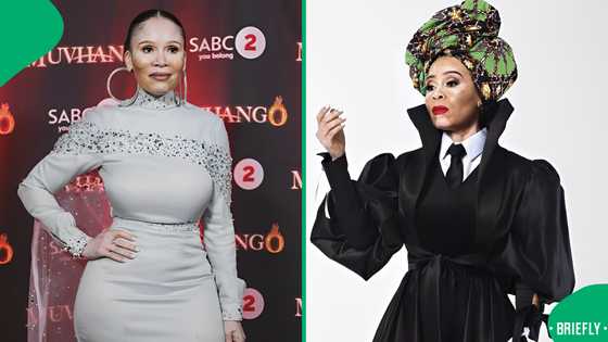 Actress Leleti Khumalo living it up in Monaco with her hubby, SA reacts: "He looks like Tyler Perry"