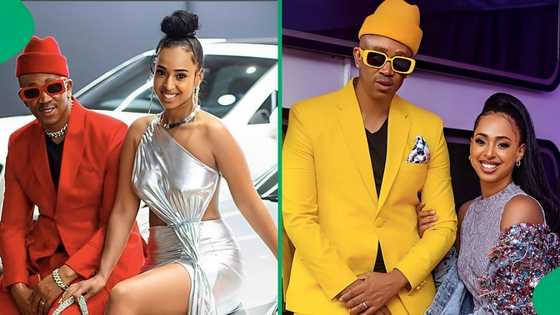 Mafikizolo star Theo Kgosinkwe dances with his wife and daughter in cute video