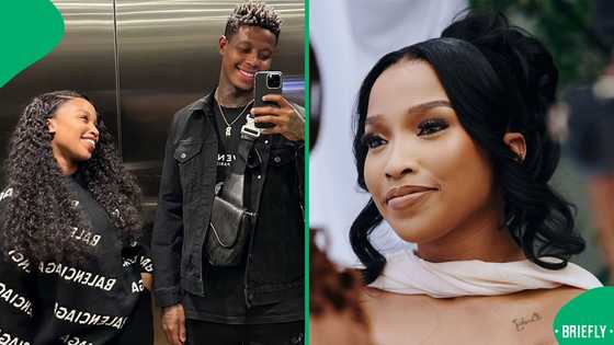 AmaZulu player Bongani Zungu celebrates fiancée Cindy Mahlangu's birthday
