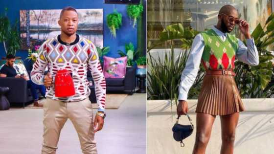 "Say no more": Mr Smeg gushes over Rich Mnisi mini skirt, man edits silly pic