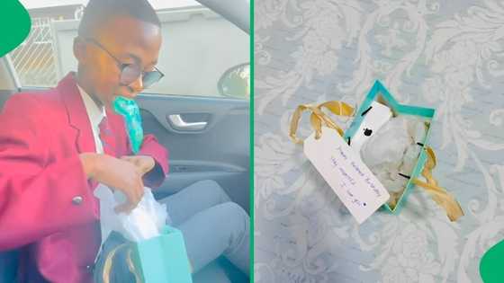 "Hawema": Mom surprises son with new iPhone for his birthday, epic reactions melts Mzansi