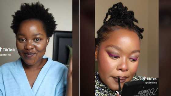 Mzansi dad's voice-over for daughter's hair and makeup TikTok tutorial, SA amused he struggles with product names