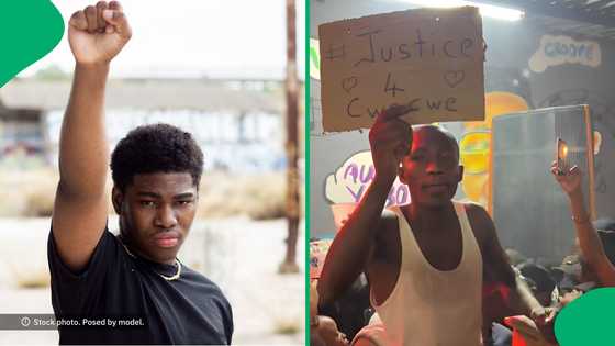 "Activism has no bounds": Man spreads Justice4Cwecwe message at groove, SA touched