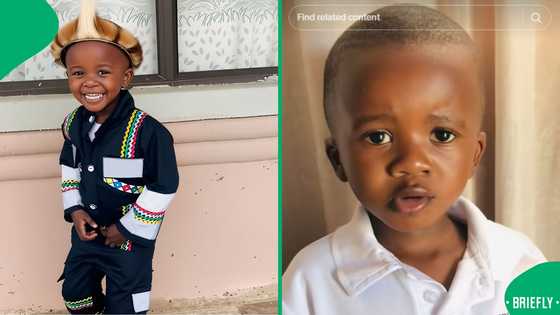 "Thingo for president": Mom's slim figure sparks questions about happiness from son, SA amused