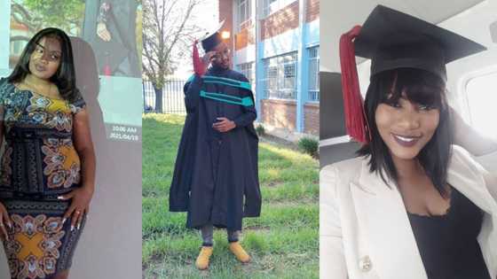 University of Free State graduates light net up with graduation posts