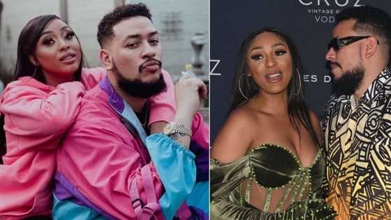 Nadia Nakai and AKA's 4 pics of PDA while on set have fans buzzing as some speculate about a collab
