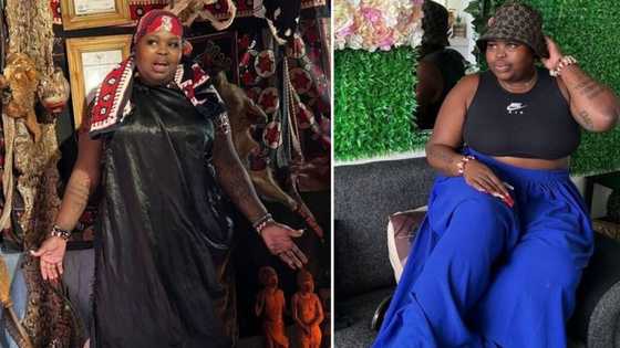 Gogo Maweni trolled by famous influencer about her Valentine's Day gift, peeps say sangoma gifted herself the cash