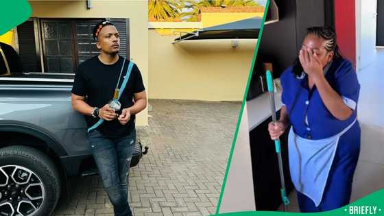 "Shows you appreciate her": Man surprises his domestic worker with cake on her birthday, SA moved
