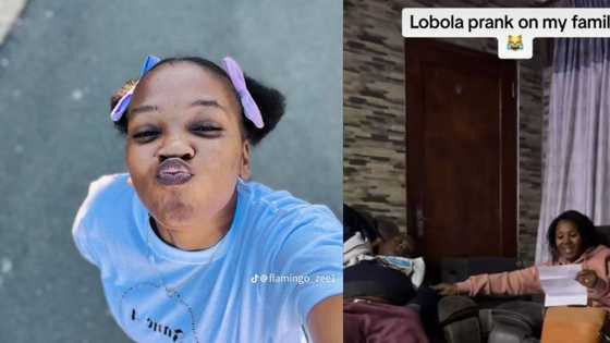 Hillarious video of family receiving fake lobola letter has Mzansi loving dad's reaction