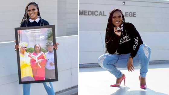 Proud woman includes late parents in her journey through medical school, she’s bringing them to that graduation