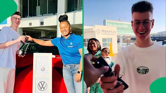 "This man married a selfless woman": SA moved as dad and stepmom buy son brand-new car valued over R400K