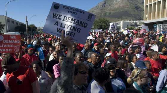 PSA protest: Over 200k civil servants to strike over salary disputes, Mzansi divided