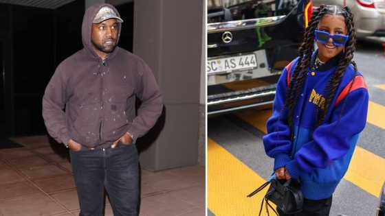 Kanye West's child North West dresses up as the rapper again, famous kid gets friend to imitate Kim Kardashian