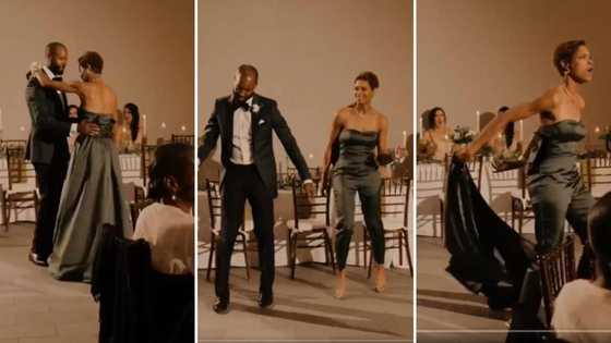 Video of groom and mother dancing to Beyoncé’s 'Cuff It' at wedding goes viral, peeps disappointed