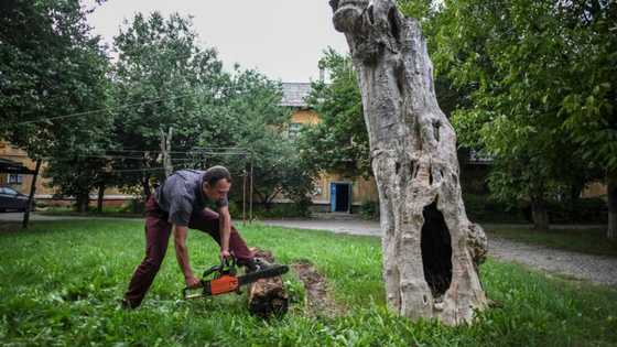 Preparing for harsh winter in Ukraine's Donbas