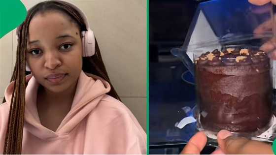 Mzansi woman rates viral Woolworths cake that costs R100 in a video, SA reacts