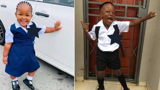 Back to school: Mzansi cuties embark on a new chapter and parents shed tears