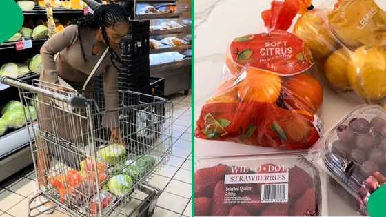 "Not monthly": Weekly grocery haul video for Mzansi family of 4 leaves TikTok in disbelief