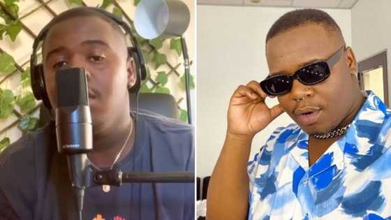'Indlovu' singer Lloyiso Gijana bravely sings next to elephants, SA reacts: "After that woman's incident"