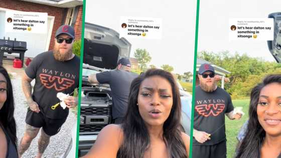 African woman gets her American man to speak Tsonga, hilarious TikTok video has people in stitches