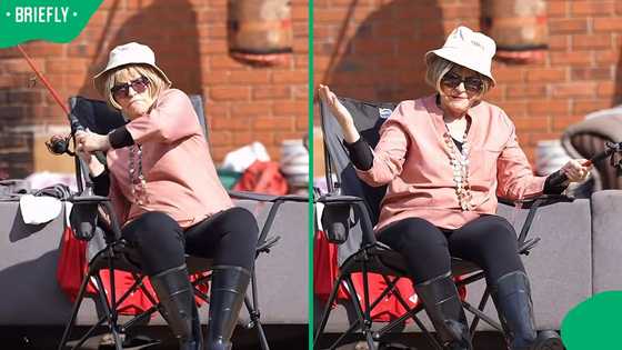 “Gogo is running the city": Mzansi reacts as Helen Zille goes fishing at ruined Joburg swimming pool