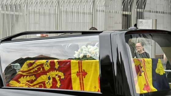 Britons get first chance to view Queen Elizabeth II's coffin