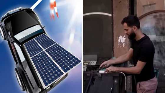 Brilliant Lebanese man transforms petrol-powered car into electric vehicle powered by the sun