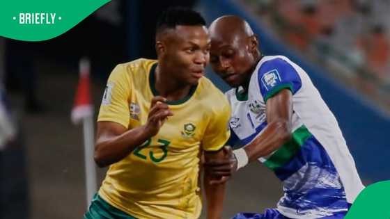 Bafana Bafana star Mohau Nkota reacts with confidence after 2026 World Cup draw