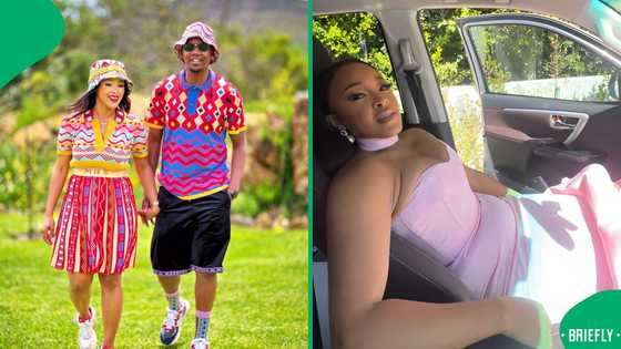 "Breathing is overrated": Woman struggles to breathe in gorgeous pink dress, SA in stitches