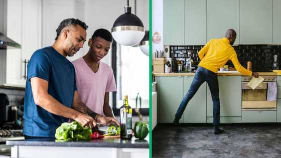 3 boys in family tasked with cleaning over festive in TikTok video, SA impressed by breaking gender roles