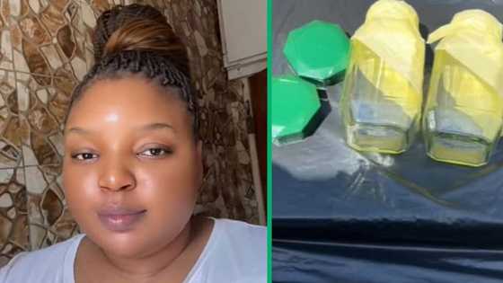 TikTok video of Witbank woman recycling Jacobs Coffee jars gets 1.2M views, SA applauds DIY décor project