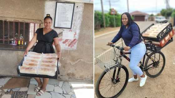 SA inspired by hardworking bakery owner who delivers bread using bicycle in her hood: “Keep up the good work”