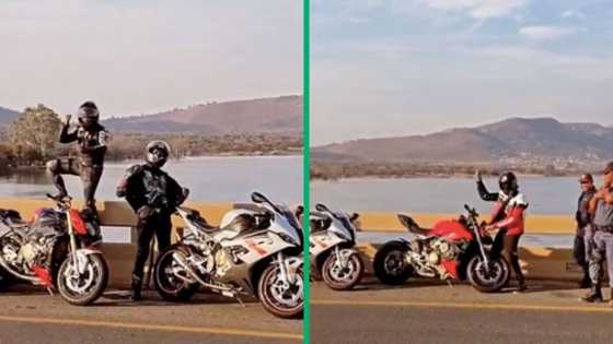 South African biker crew crowned TikTok video of the year for hilarious video with SAPS members: “SA is the best”