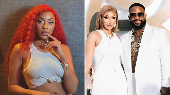 Nadia Nakai gropes Cassper Nyovest in front of his wife, peeps react: "She knew what she was doing"