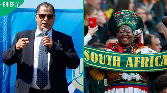 Mama Joy shows support for Danny Jordaan during case, SA says: "Anything for that ticket to America"