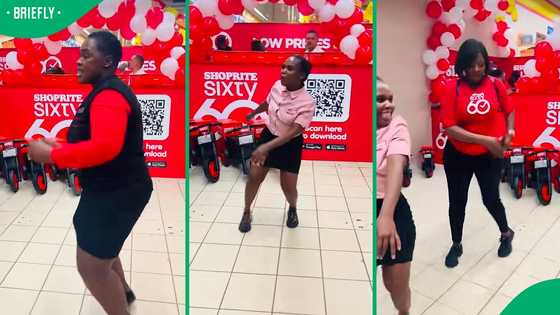 Slow at work, fast on dancing": Mzansi reacts to Shoprite staff having a viral Bacardi dance off