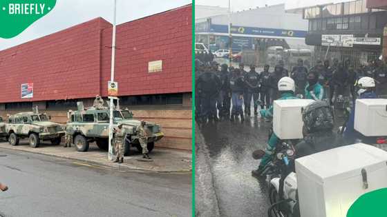 SAPS and SANDF on high alert as scooter riders protest against foreign nationals in Durban