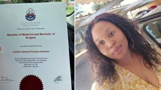 Woman gets medical degree after finally paying off student debt over a year, Mzansi congratulates her