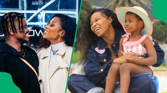 DJ Zinhle raves about Murdah Bongz as girl dad to Asante Mahosana and Kairo Forbes on Father's Day