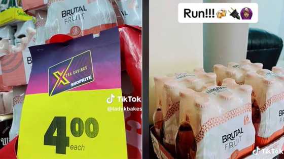 TikTok video of woman convinced 6 pack of alcohol are less than R5 at Shoprite has Mzansi ready to rush to supermarket